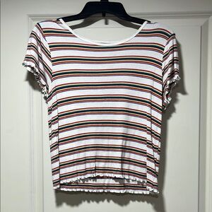 SO White and Rainbow T-Shirt